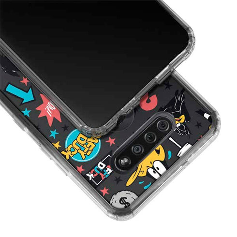 Looney Tunes Daffy Duck Patches LG K51/Q51 Clear Case