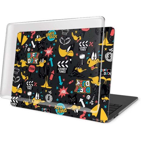 Looney Tunes Daffy Duck Patches MacBook Pro 15in (2016-19) Case plus Skin
