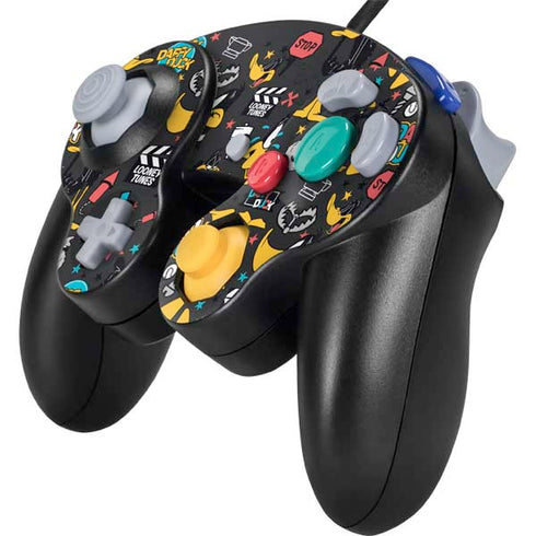Looney Tunes Daffy Duck Patches Nintendo GameCube Controller Skin