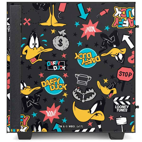 Looney Tunes Daffy Duck Patches NZXT H510 Compact ATX Mid-Tower Case Skin