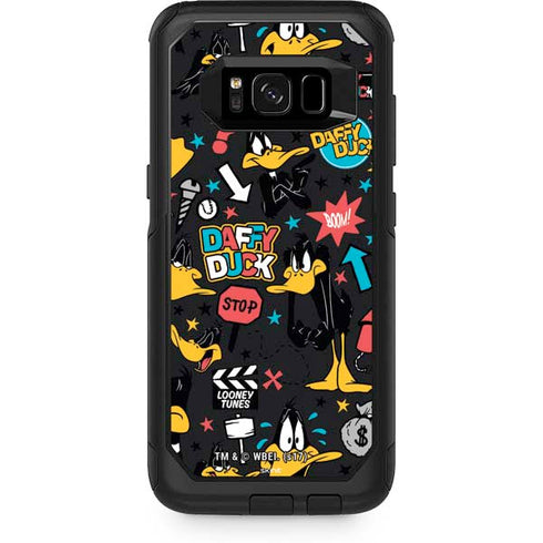 Looney Tunes Daffy Duck Patches Otterbox Commuter Galaxy Skin