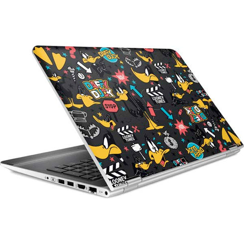 Looney Tunes Daffy Duck Patches HP Pavilion Skin