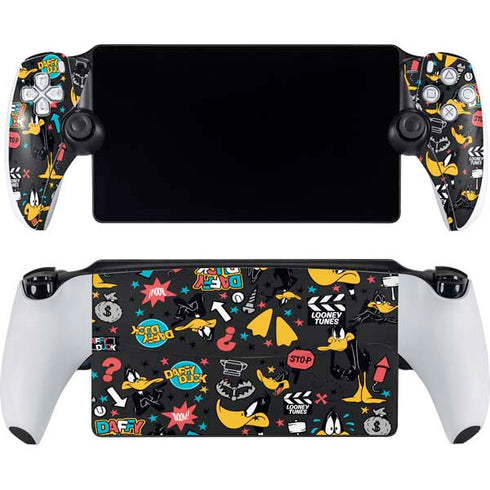 Looney Tunes Daffy Duck Patches PlayStation Portal Remote Player Skin