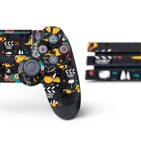 Looney Tunes Daffy Duck Patches PS4 Pro Bundle Skin