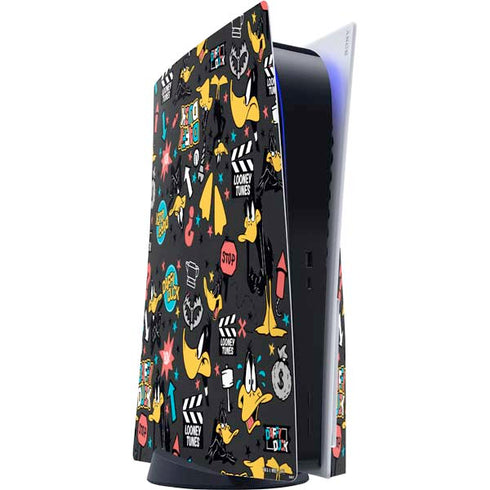 Looney Tunes Daffy Duck Patches PS5 Console Skin