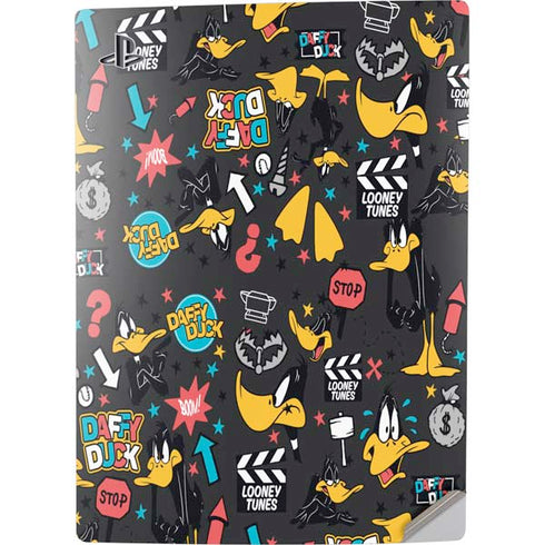 Looney Tunes Daffy Duck Patches PS5 Digital Edition Console Skin