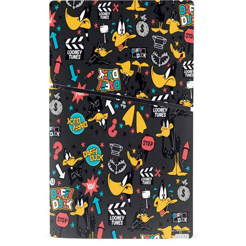 Looney Tunes Daffy Duck Patches PS5 Slim Digital Edition Console Skin