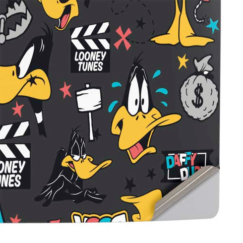 Looney Tunes Daffy Duck Patches PS5 Slim Digital Edition Console Skin