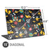 Looney Tunes Daffy Duck Patches Universal Laptop 15in (12.2 x 8.8in) Skin