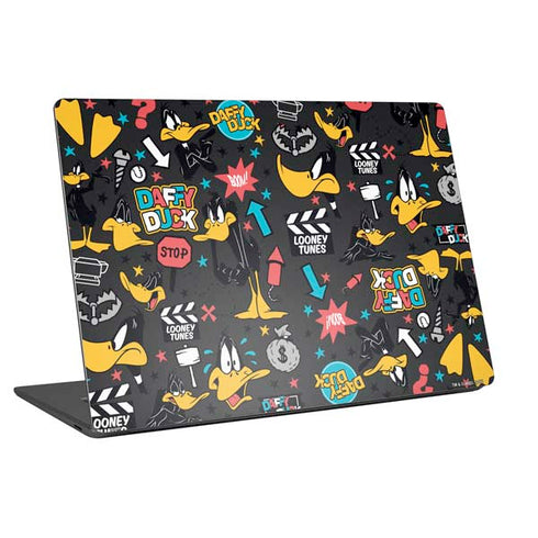Looney Tunes Daffy Duck Patches Universal Laptop 18in (14.6 x 10.6in) Skin