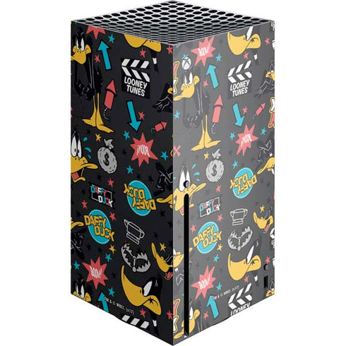 Looney Tunes Daffy Duck Patches Xbox Series X Console Skin