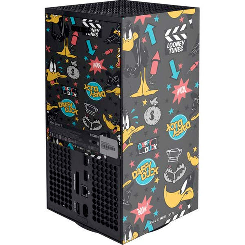 Looney Tunes Daffy Duck Patches Xbox Series X Console Skin