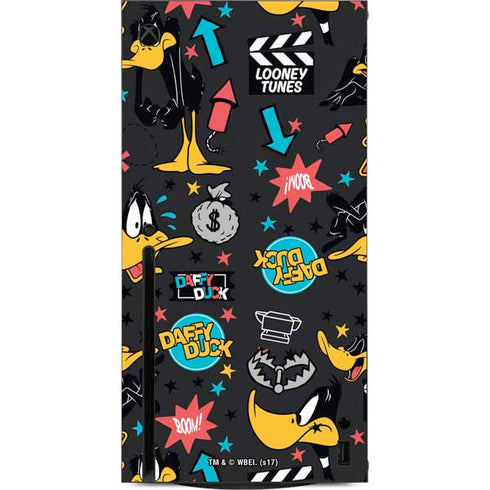 Looney Tunes Daffy Duck Patches Xbox Series X Console Skin