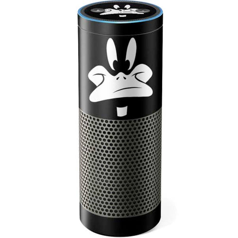 Looney Tunes Daffy Duck Plain Black and White Amazon Echo Skin