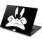Looney Tunes Daffy Duck Plain Black and White Dell Chromebook Skin