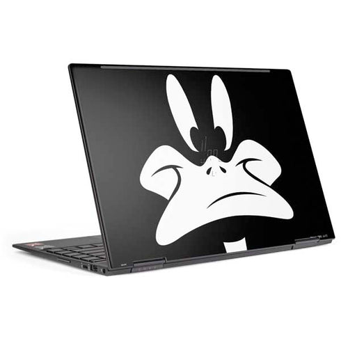 Looney Tunes Daffy Duck Plain Black and White HP Envy Skin