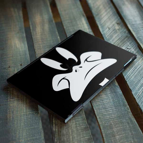 Looney Tunes Daffy Duck Plain Black and White HP Envy Skin