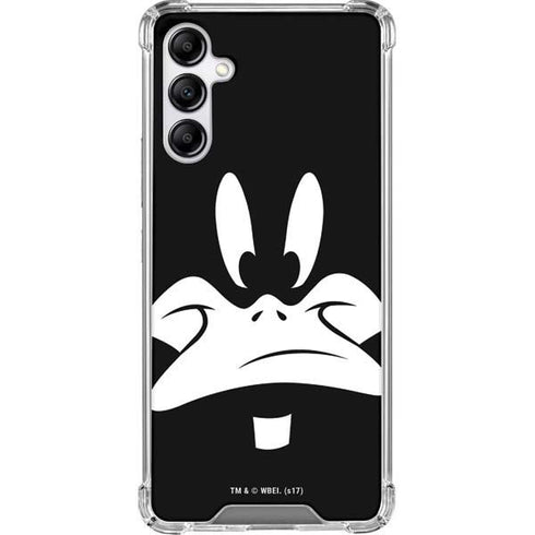Looney Tunes Daffy Duck Plain Black and White Galaxy A14 5G Clear Case