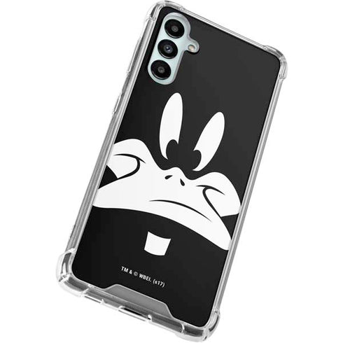 Looney Tunes Daffy Duck Plain Black and White Galaxy A14 5G Clear Case