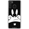Looney Tunes Daffy Duck Plain Black and White Galaxy A21 Clear Case