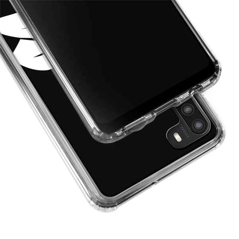 Looney Tunes Daffy Duck Plain Black and White Galaxy A21 Clear Case