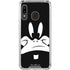 Looney Tunes Daffy Duck Plain Black and White Galaxy A30 Clear Case