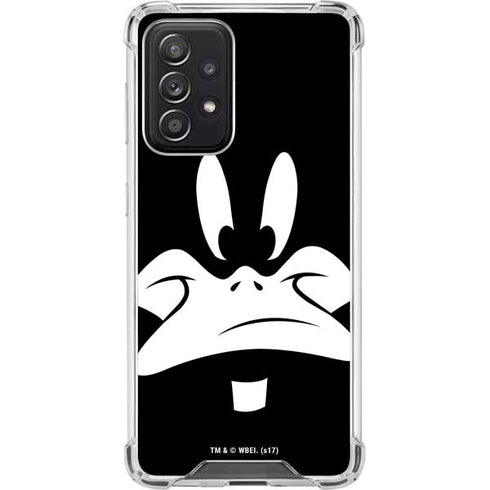 Looney Tunes Daffy Duck Plain Black and White Galaxy A52 5G Clear Case