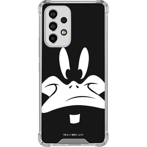 Looney Tunes Daffy Duck Plain Black and White Galaxy A53 5G Clear Case