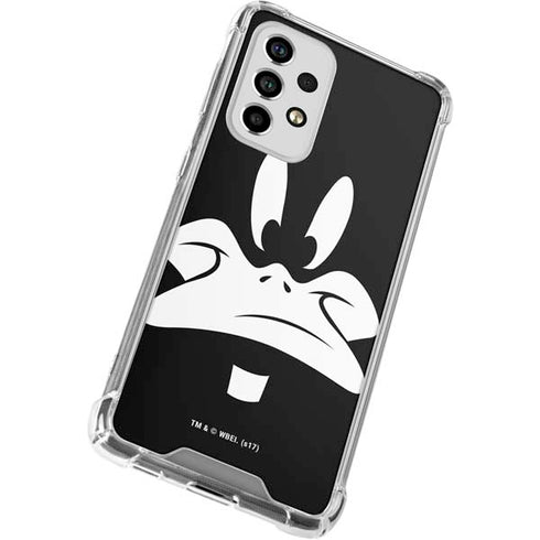 Looney Tunes Daffy Duck Plain Black and White Galaxy A53 5G Clear Case