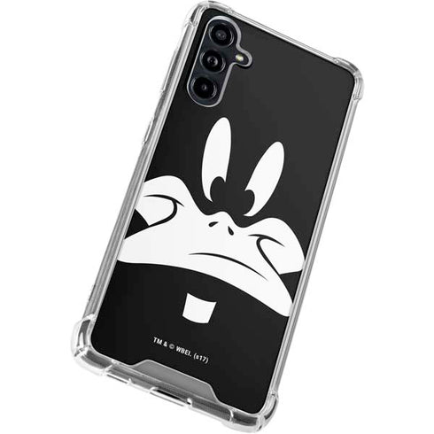 Looney Tunes Daffy Duck Plain Black and White Galaxy A54 5G Clear Case