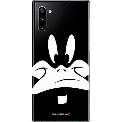Looney Tunes Daffy Duck Plain Black and White Galaxy Note 10 Skin