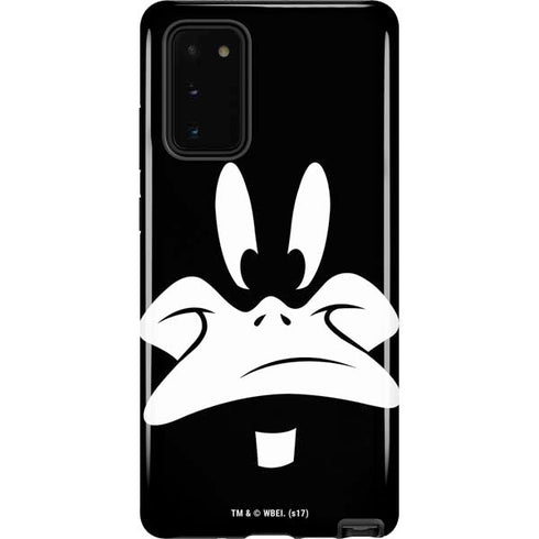 Looney Tunes Daffy Duck Plain Black and White Galaxy Note20 5G Pro Case