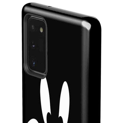 Looney Tunes Daffy Duck Plain Black and White Galaxy Note20 5G Pro Case