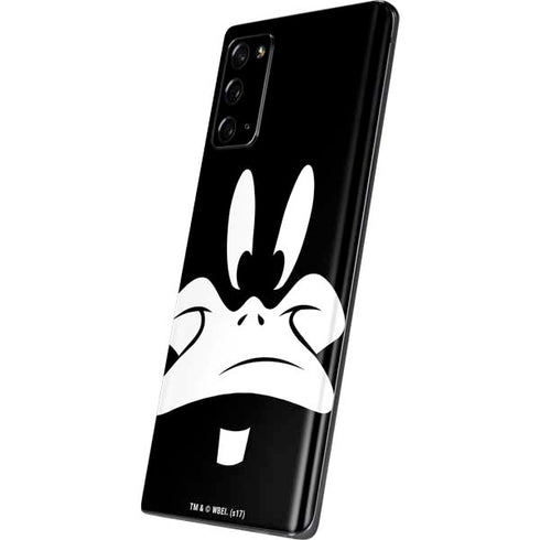 Looney Tunes Daffy Duck Plain Black and White Galaxy Note20 5G Skin