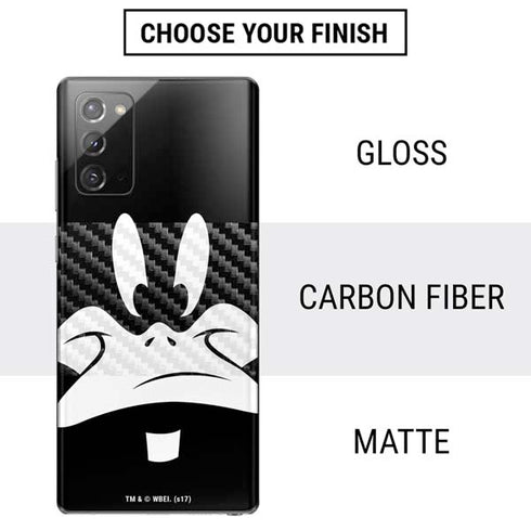 Looney Tunes Daffy Duck Plain Black and White Galaxy Note20 5G Skin