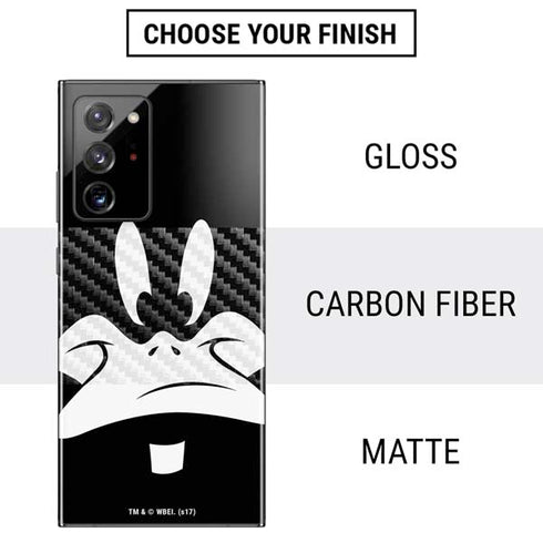 Looney Tunes Daffy Duck Plain Black and White Galaxy Note20 Ultra 5G Skin
