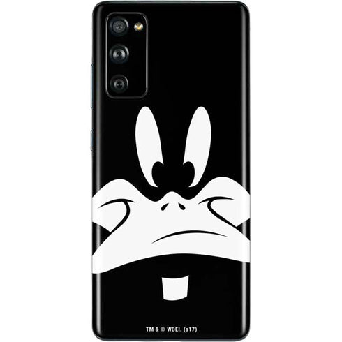 Looney Tunes Daffy Duck Plain Black and White Galaxy S20 Fan Edition Skin