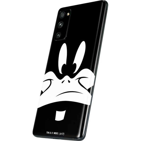 Looney Tunes Daffy Duck Plain Black and White Galaxy S20 Fan Edition Skin