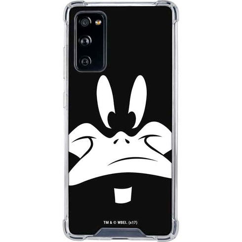 Looney Tunes Daffy Duck Plain Black and White Galaxy S20 FE Clear Case