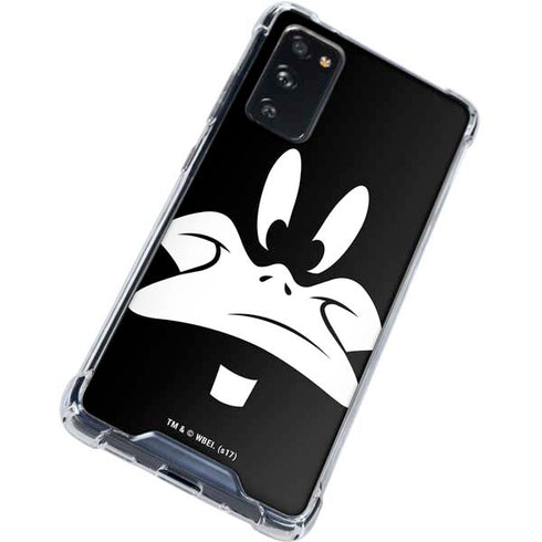 Looney Tunes Daffy Duck Plain Black and White Galaxy S20 FE Clear Case