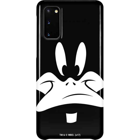Looney Tunes Daffy Duck Plain Black and White Galaxy S20 Lite Case
