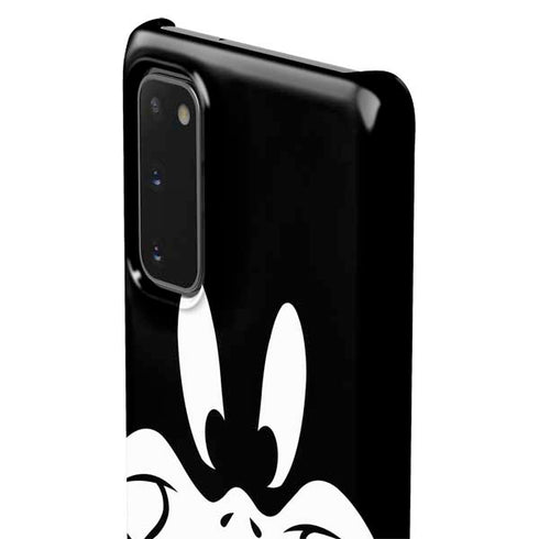 Looney Tunes Daffy Duck Plain Black and White Galaxy S20 Lite Case