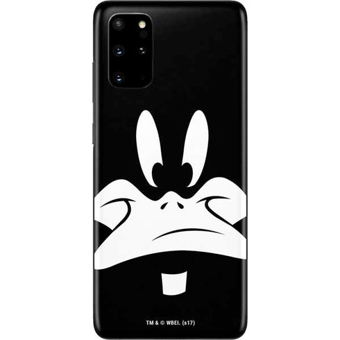 Looney Tunes Daffy Duck Plain Black and White Galaxy S20 Plus Skin