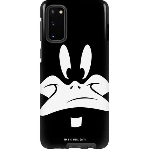 Looney Tunes Daffy Duck Plain Black and White Galaxy S20 Pro Case