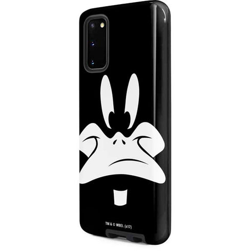Looney Tunes Daffy Duck Plain Black and White Galaxy S20 Pro Case