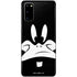 Looney Tunes Daffy Duck Plain Black and White Galaxy S20 Skin