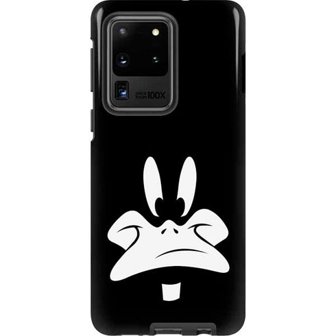 Looney Tunes Daffy Duck Plain Black and White Galaxy S20 Ultra 5G Pro Case