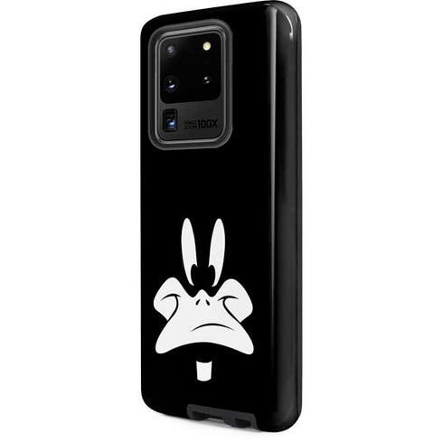 Looney Tunes Daffy Duck Plain Black and White Galaxy S20 Ultra 5G Pro Case