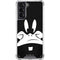 Looney Tunes Daffy Duck Plain Black and White Galaxy S21 5G Clear Case