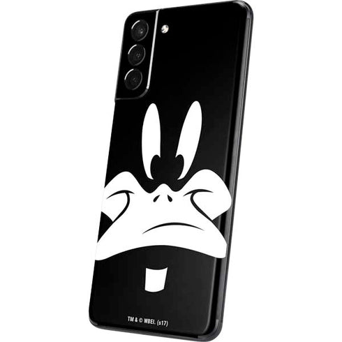 Looney Tunes Daffy Duck Plain Black and White Galaxy S21 5G Skin